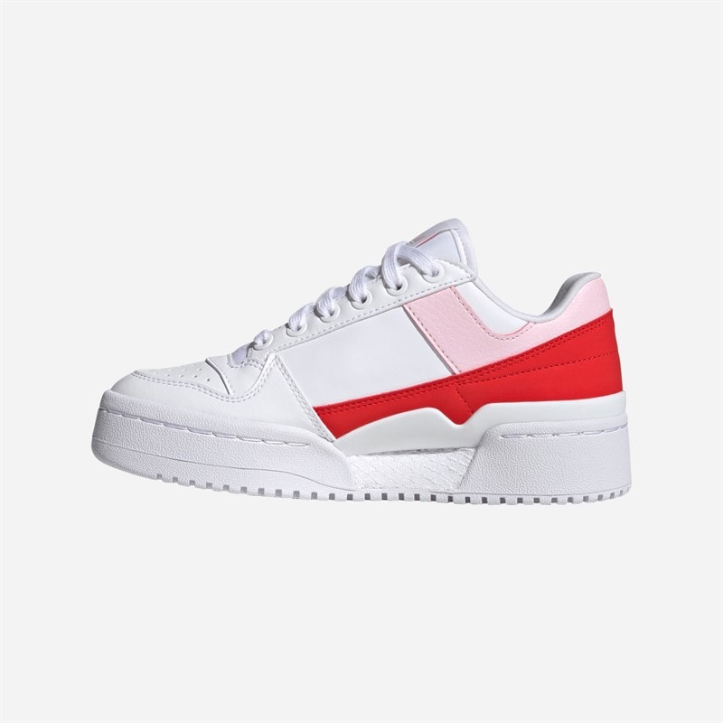 adidas Originals Junior Girls Forum Bold Trainers Cloud White/Cloud White/Clear Pink - Image 5