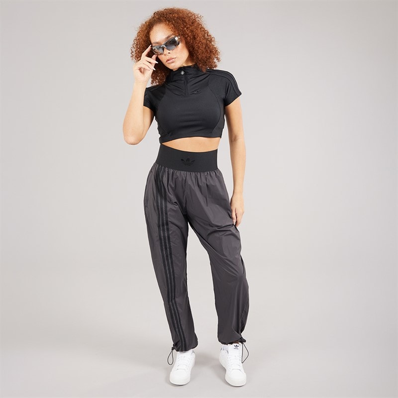 adidas Originals Womens Waistband Joggers Black - Image 4