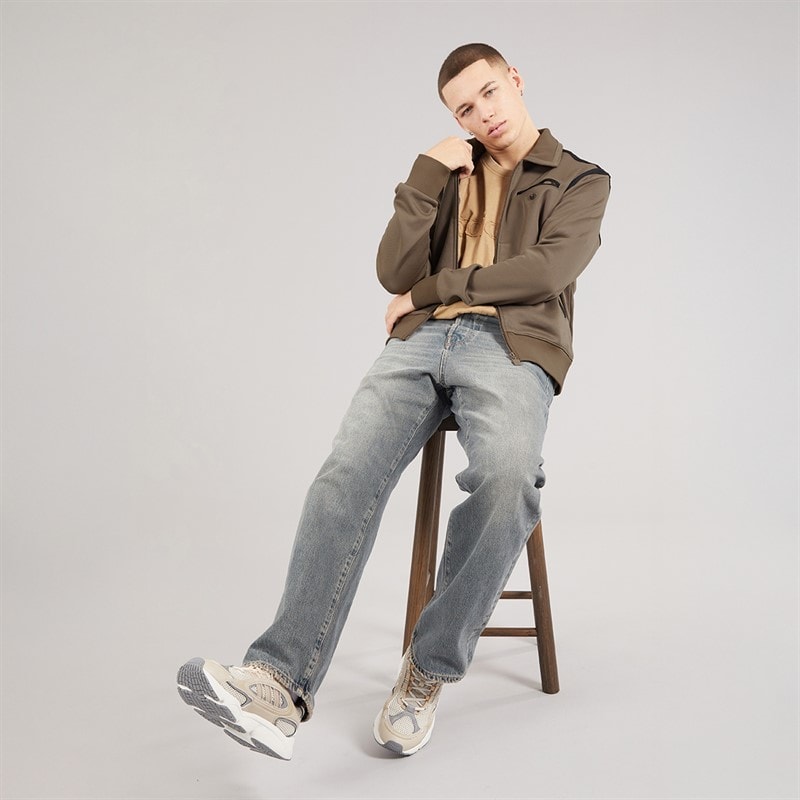 adidas Originals Mens Premium Track Top Earth Strata - Image 4
