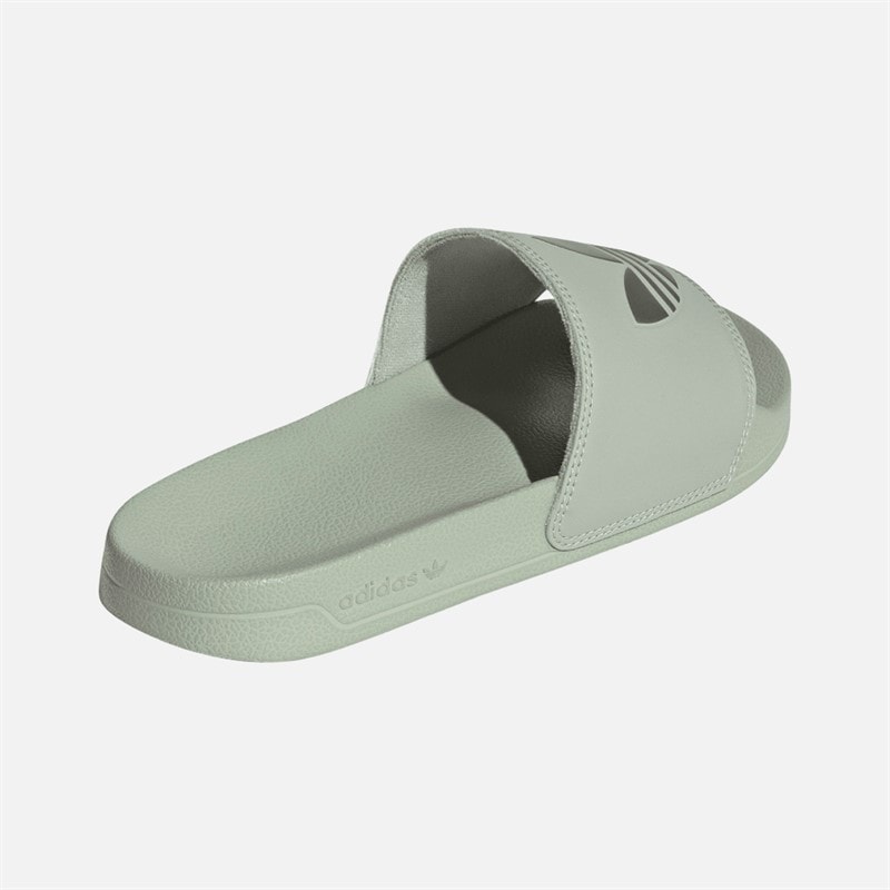 adidas Originals Womens Adilette Lite Sliders Halo Green/Silver Metallic - Image 3