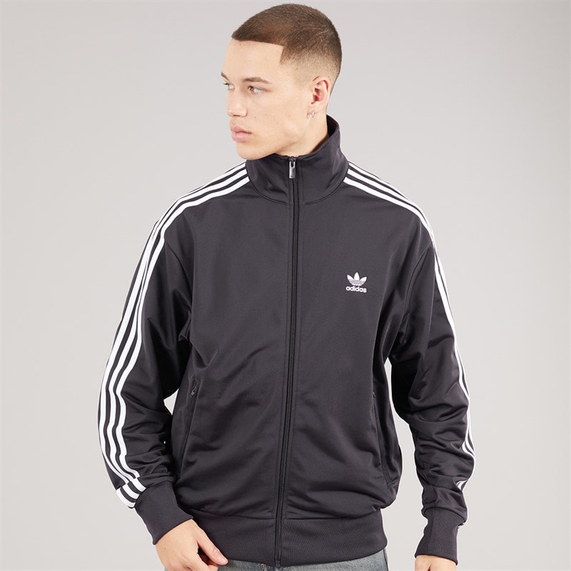 adidas Originals Mens Adicolour Classics Firebird Track Top Aurora Black - Image 3