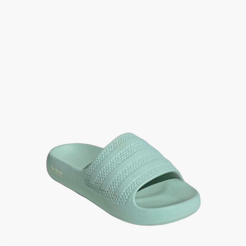 adidas Originals Womens Adilette Ayoon Slides Ash Green/Ash Green/Cream White - Image 1