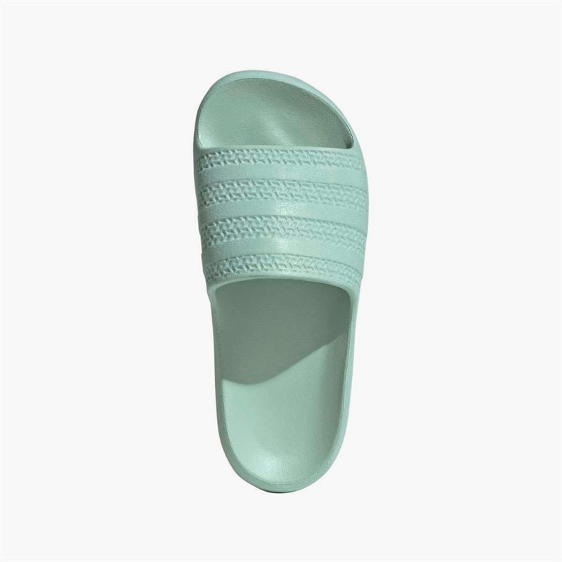 adidas Originals Womens Adilette Ayoon Slides Ash Green/Ash Green/Cream White - Image 4