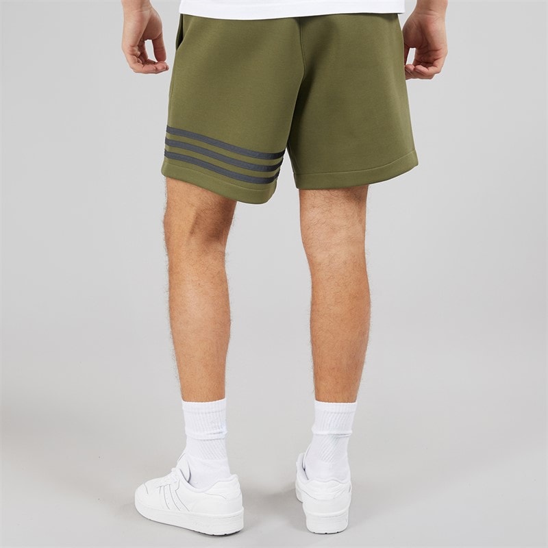 adidas Originals Mens Adicolor Neuclassics Shorts Focus Olive - Image 2