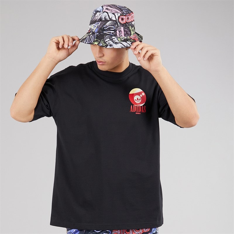 adidas Originals Mens Billiard T-Shirt Black - Image 1