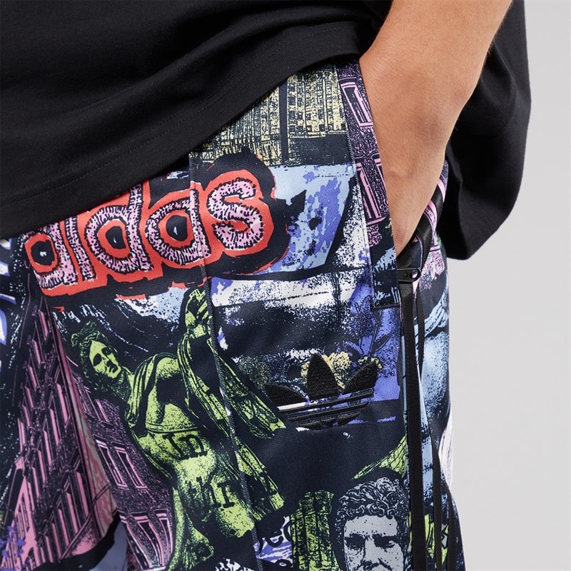 adidas Originals Mens X Jeremy Scott All Over Print Track Pants Multicolor - Image 3