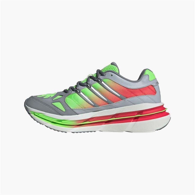 adidas Originals Mens Adistar HRMY Trainers Lime Burst/Grey/Semi Lucid Red - Image 5