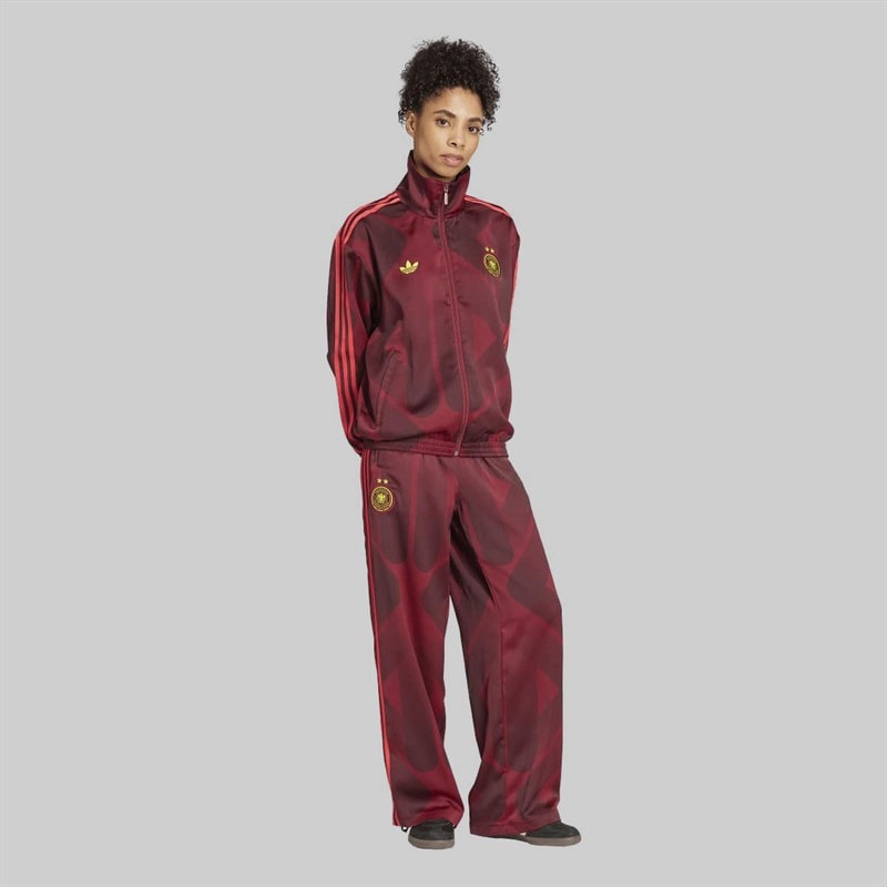 adidas Originals Womens DFB Germany Track Pants Tech Copper Blue/Team Maroon - Image 5
