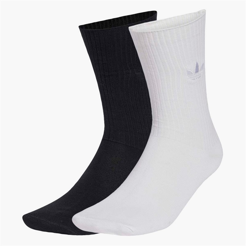 adidas Originals Everday Icons Two Pack Crew Socks White/Black