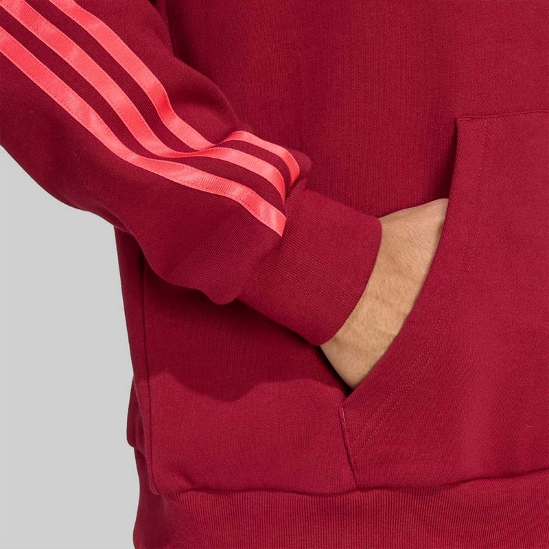 adidas Originals Mens DFB Germany Trefoil Hoodie Tech Copper Blue - Image 4