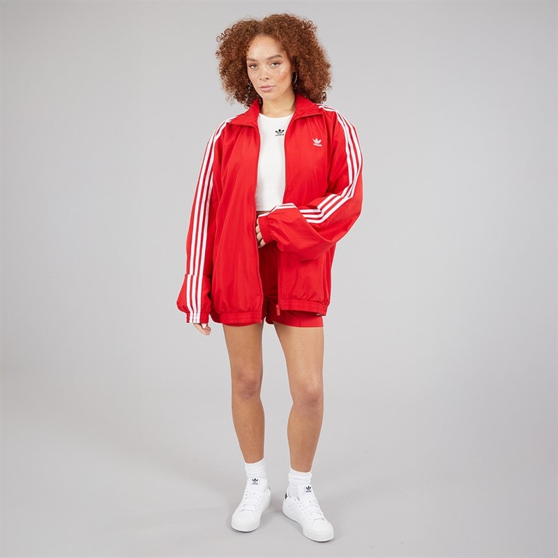 adidas Originals Womens Firebird Oversized Track Top Better Scarlet - Image 4