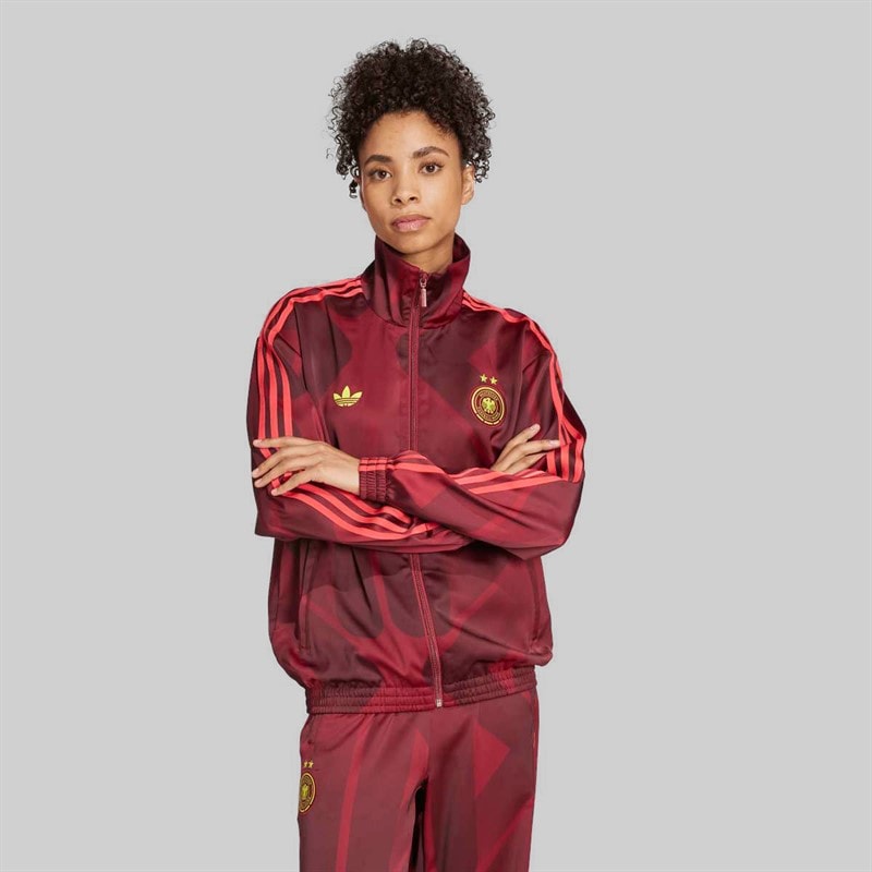 adidas Originals Womens DFB Germany Track Top Tech Copper Blue