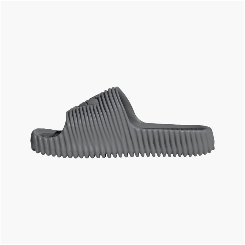 adidas Originals Mens Adilette 25 Slides Grey Four/Grey Three/Grey Four - Image 5