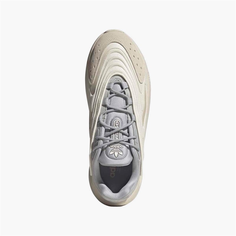 adidas Originals Mens Ozelia Trainers Wonder White/Cream White/Light Solid Grey - Image 4