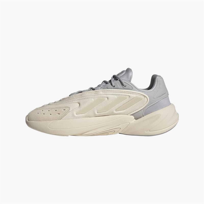 adidas Originals Mens Ozelia Trainers Wonder White/Cream White/Light Solid Grey - Image 5