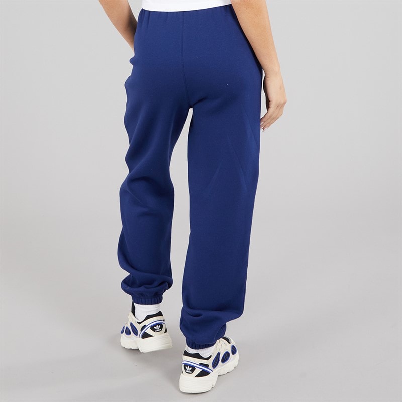 adidas Originals Womens Essentials Trefoil Loose Fit Fleece Joggers Dark Blue - Image 2