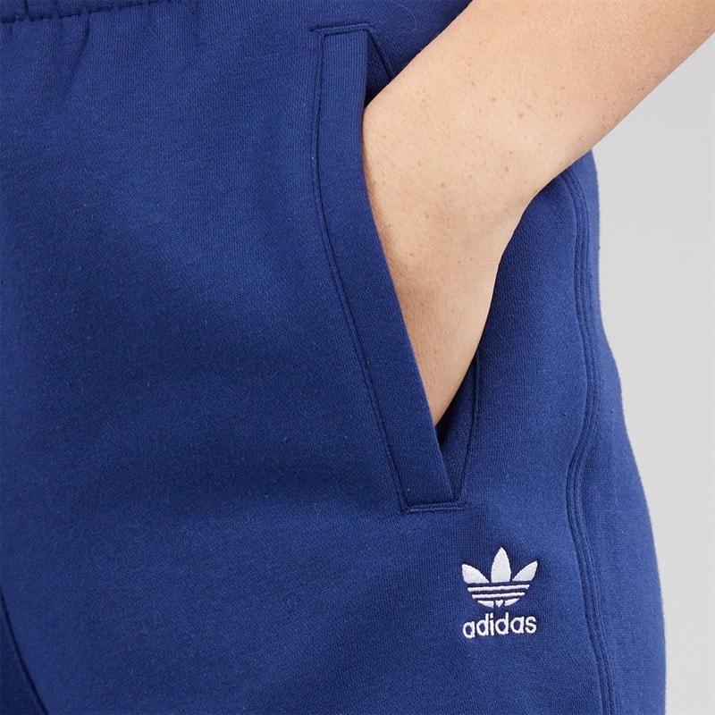 adidas Originals Womens Essentials Trefoil Loose Fit Fleece Joggers Dark Blue - Image 3