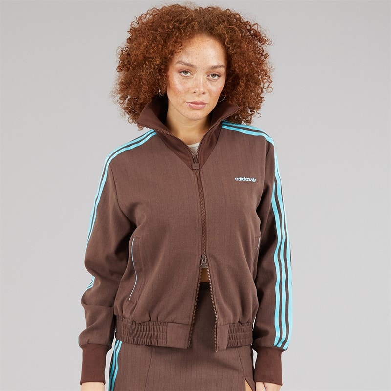 adidas Originals Womens Tailored Full Zip Track Top Auburn - Image 5