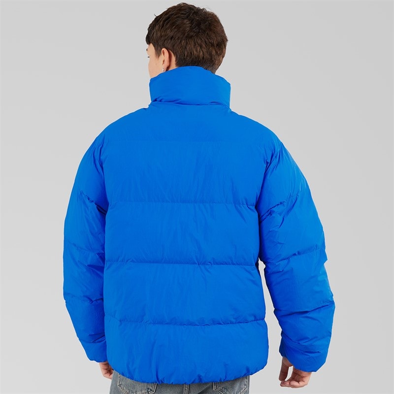 adidas Originals Mens Synthetic Down Puffer Jacket Blue - Image 2