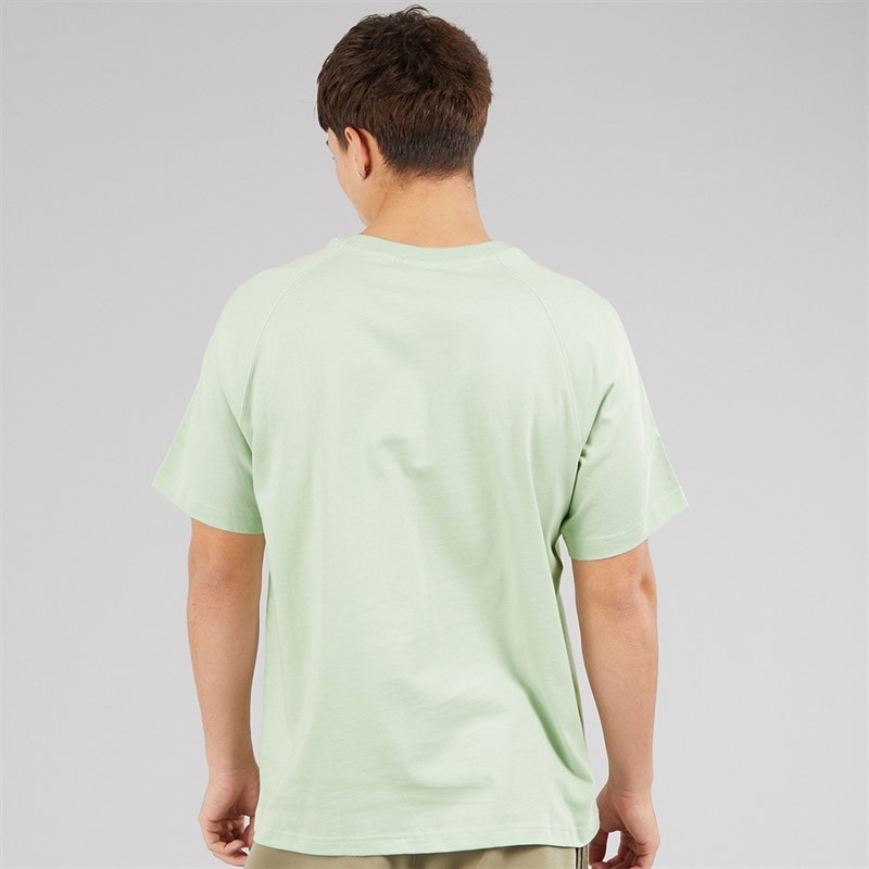 adidas Originals Mens Premium Essentials T-Shirt Linen Green - Image 2