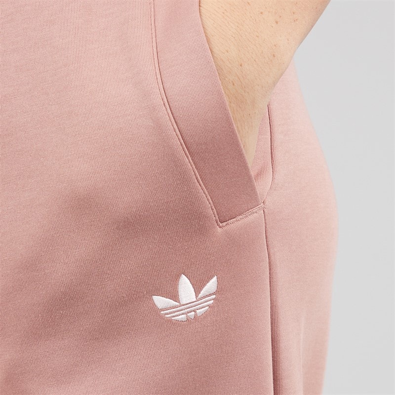 adidas Originals Womens Off Placed 3-Stripes Wide Leg Joggers Warm Clay - Image 3