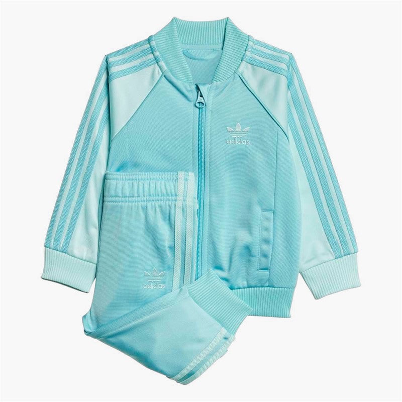 adidas Originals Infant Superstar Adicolor Tracksuit Easy Mint - Image 1