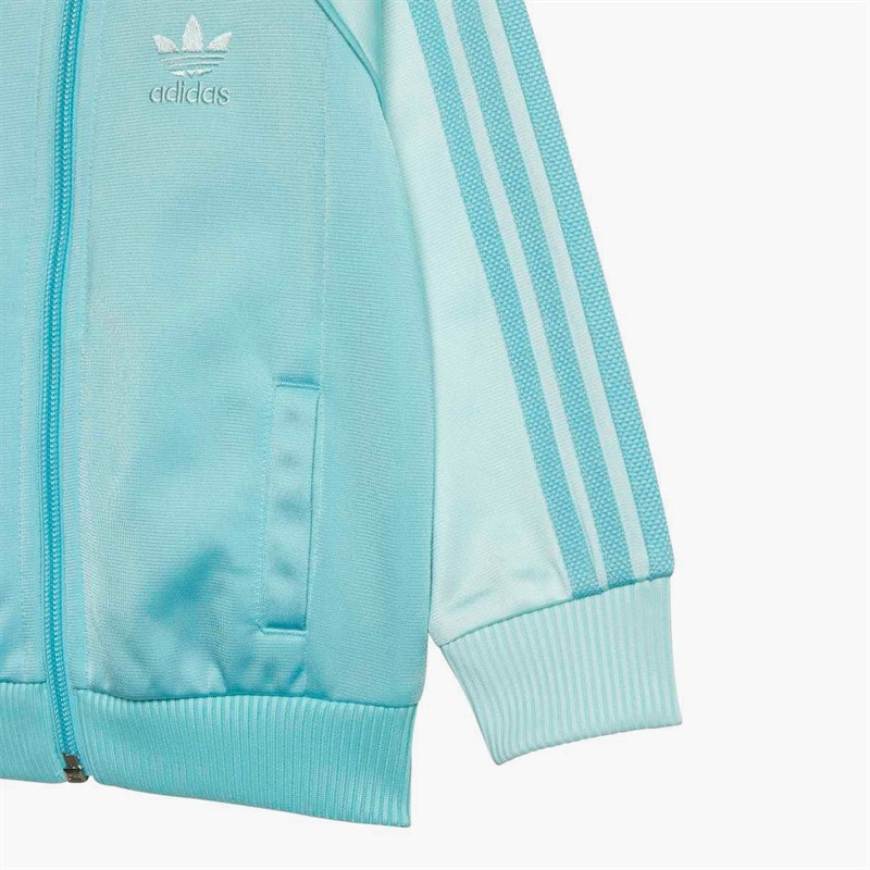 adidas Originals Infant Superstar Adicolor Tracksuit Easy Mint - Image 2