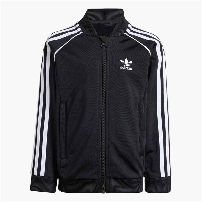 adidas Originals Kids Superstar Adicolour Tracksuit Black - Image 2