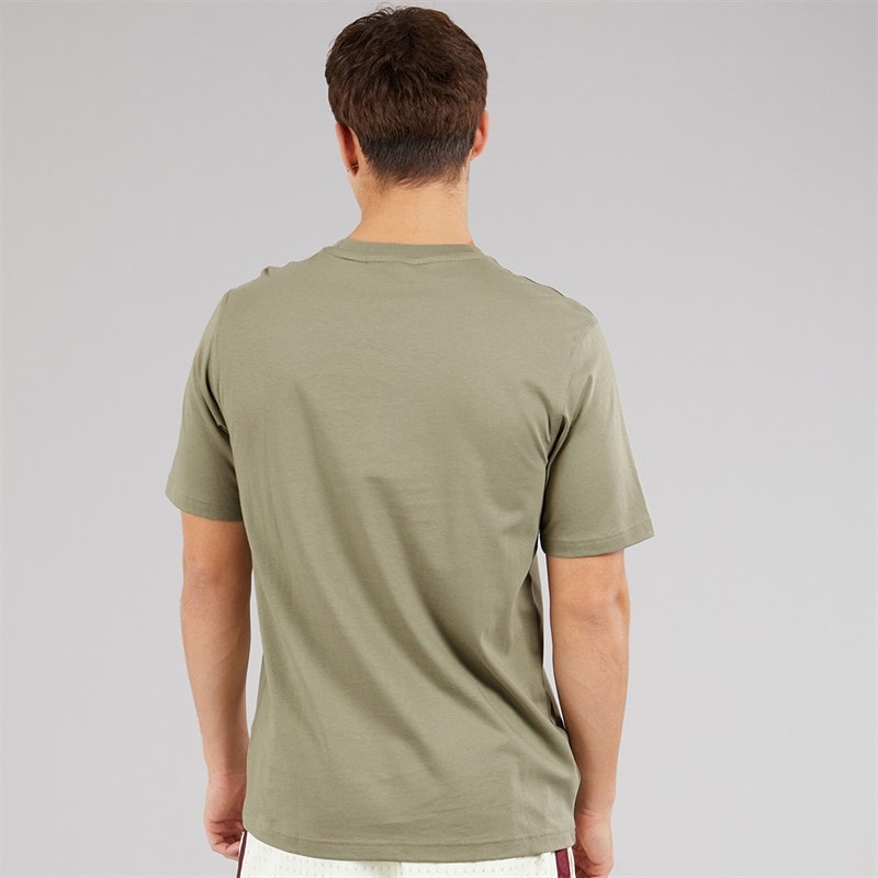 adidas Originals Mens Berlin Paint Graphic T-Shirt Silver Pebble - Image 2