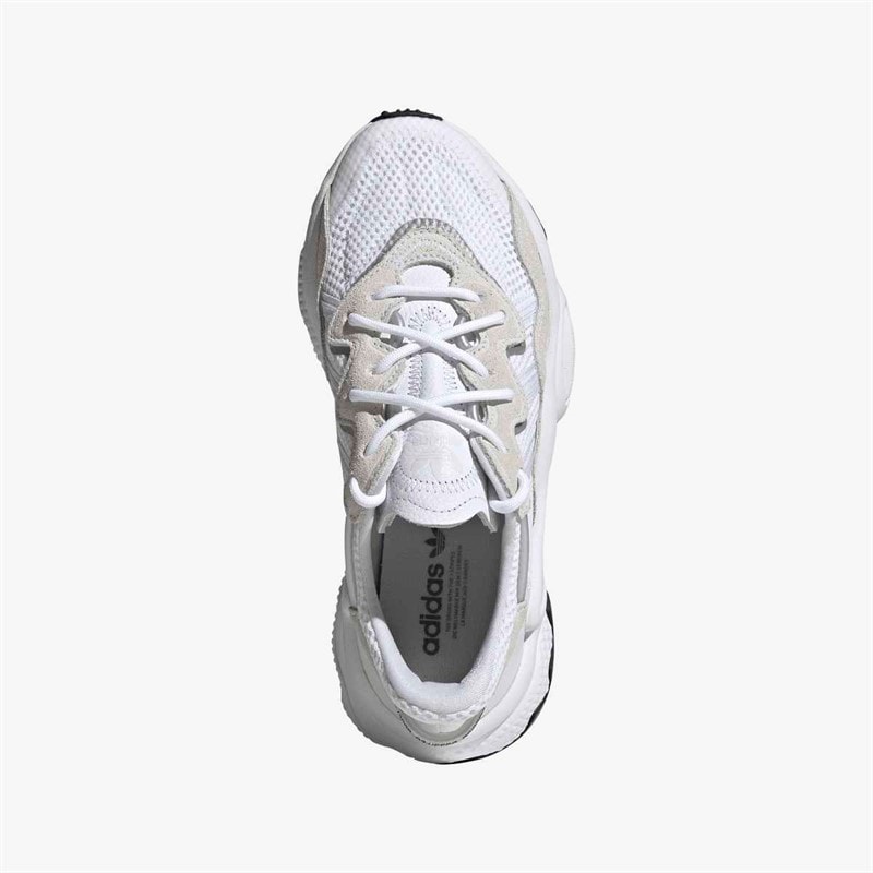 adidas Originals Junior Ozweego Trainers Cloud White/Cloud White/Core Black - Image 4
