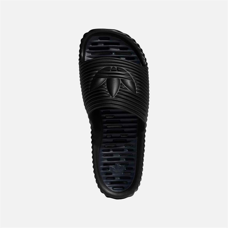 adidas Originals Mens Adilette 25 Slides Black/Core Black/Carbon - Image 4
