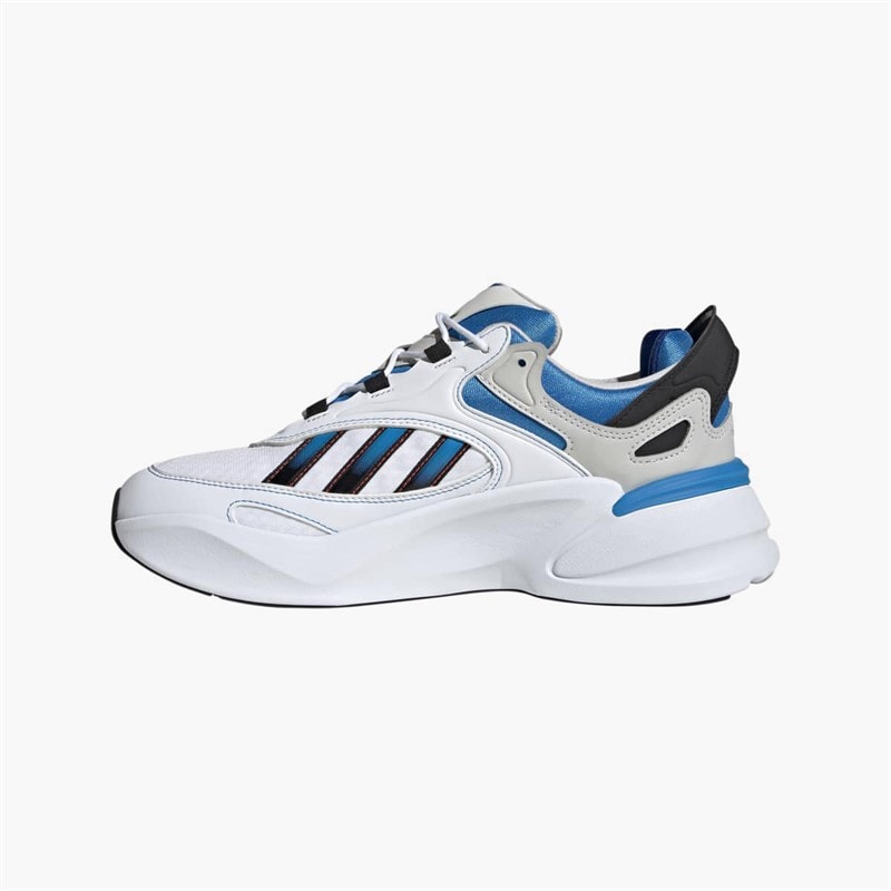 adidas Originals Mens Ozmorph Trainers Cloud White/Bright Blue/Core Black - Image 5