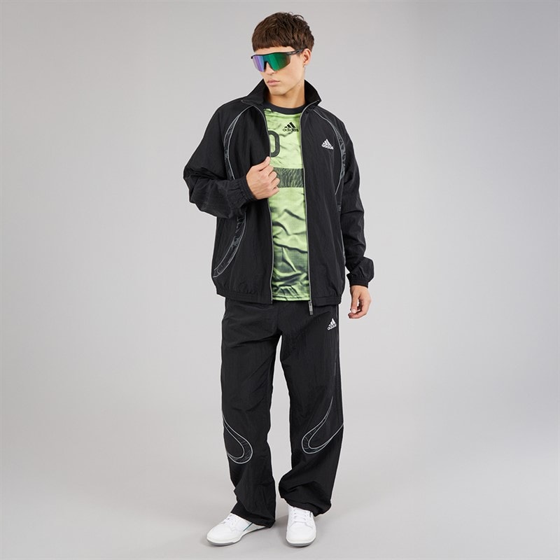 adidas Originals Mens Adilenium Season 4 Teamgeist Track Top Black - Image 4