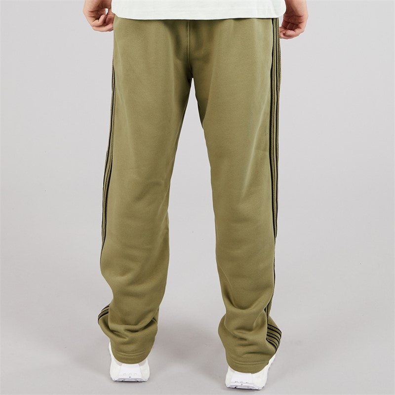adidas Originals Mens Mesh Stripe Joggers Orbit Green - Image 2