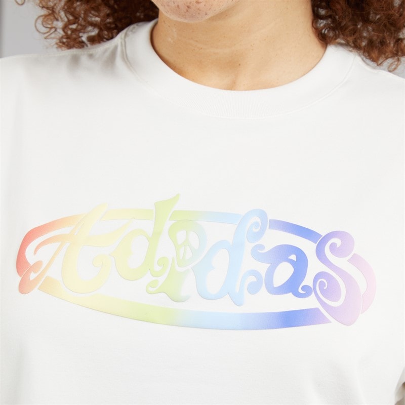 adidas Originals adidas X Jeremy Scott Graphic T-Shirt Cloud White - Image 3