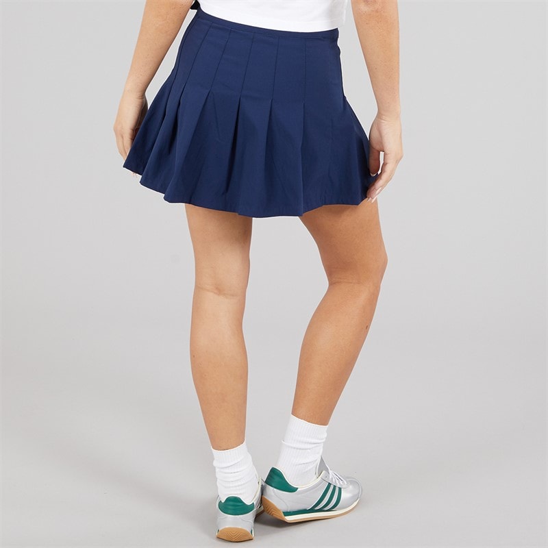 adidas Originals Womens Pleated Skirt Night Indigo - Image 2