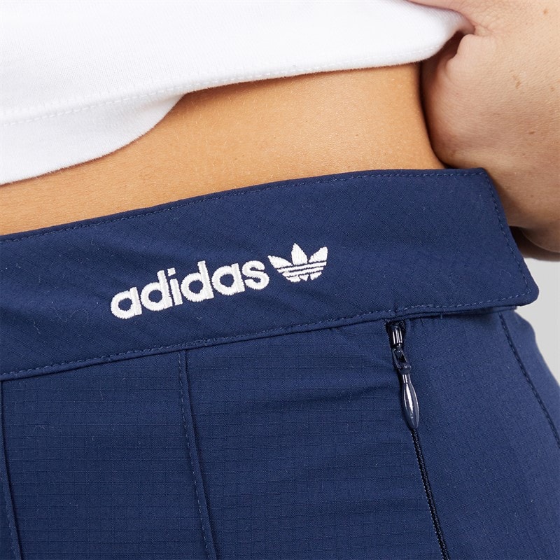 adidas Originals Womens Pleated Skirt Night Indigo - Image 3