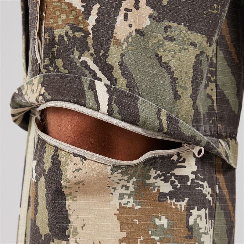 adidas Originals Mens Zip Off Cargo Pants Multicolor/Orbit Green - Image 3