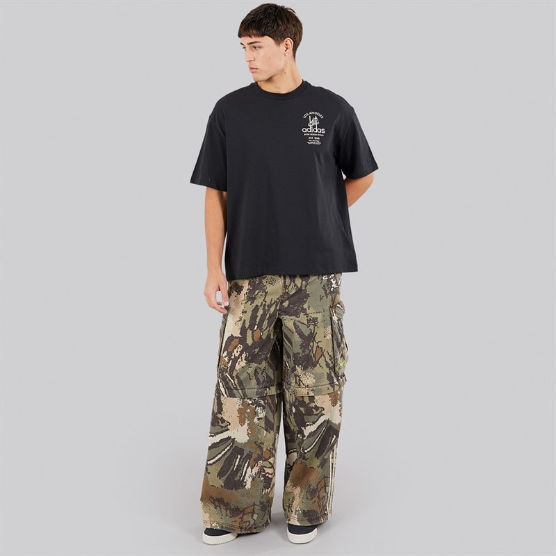 adidas Originals Mens Zip Off Cargo Pants Multicolor/Orbit Green - Image 4