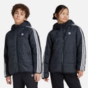 adidas Originals Junior Adicolor Trefoil Logo Padded Jacket Black