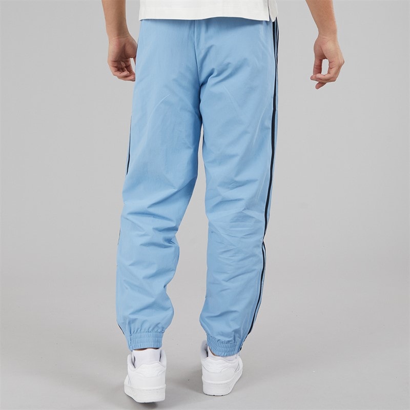 adidas Originals Mens Adicolor Trefoil Firebird Woven Track Pants Ash Blue/Black - Image 2
