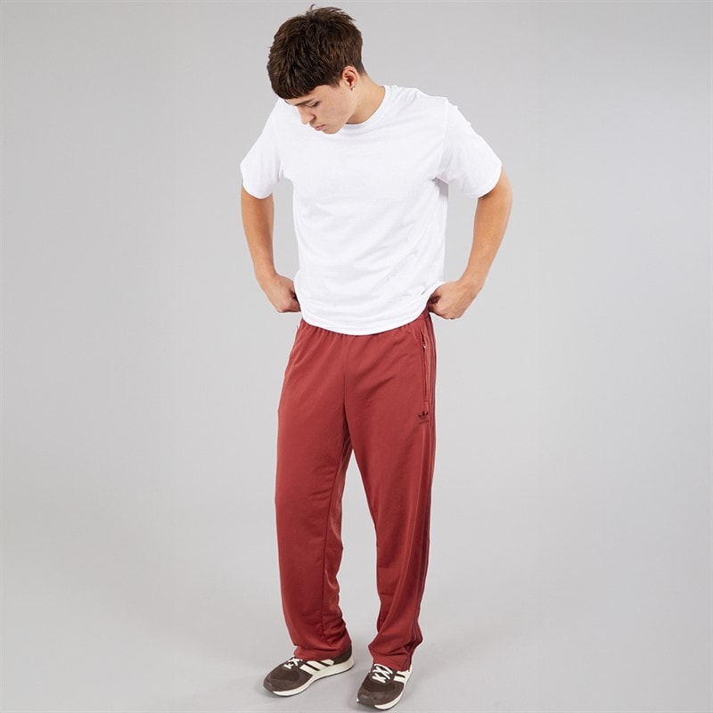 adidas Originals Mens Adicolor Classics Trefoil Firebird Track Pants Preloved Ruby - Image 4