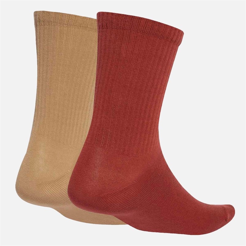 adidas Originals  Adibreak Two Pack Crew Socks Cardboard/Burnt Sienna - Image 2