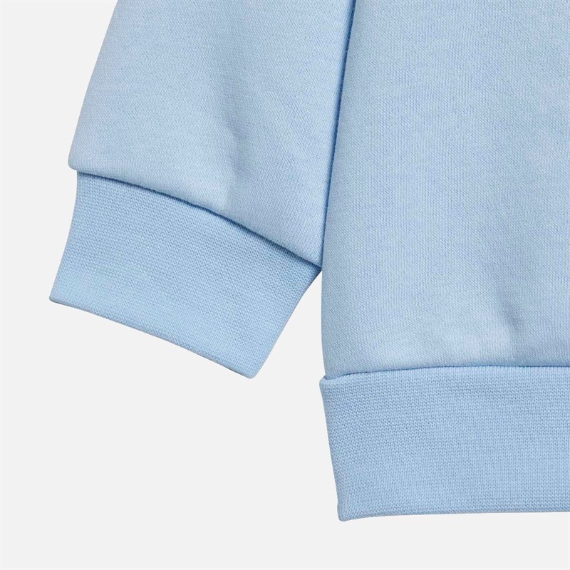 adidas Originals Infant Adicolor Sweatshirt And Joggers Set Clear Sky - Image 5