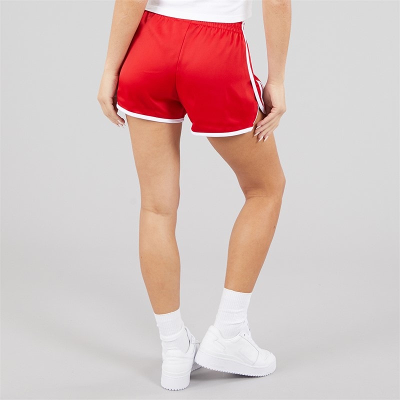 adidas Originals Womens Adicolor 3-Stripes Sprinter Shorts Better Scarlet - Image 2