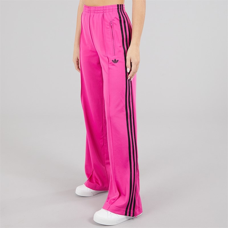 adidas Originals Womens Adicolor Classics Firebird Loose Fit Track Pants Semi Lucid Fuchsia/Black - Image 3