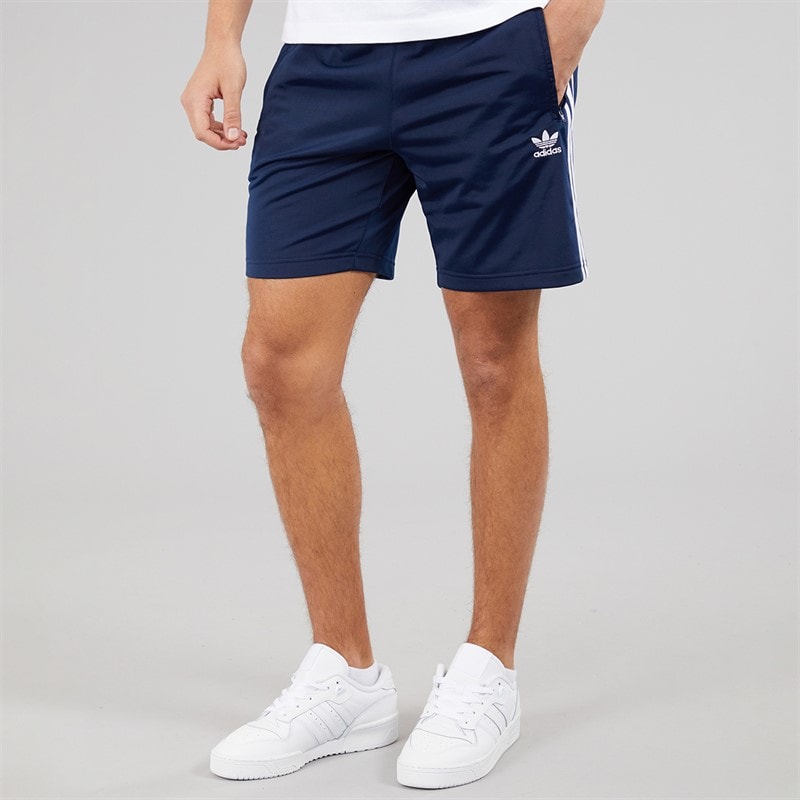 adidas Originals Mens Adicolor Trefoil Firebird Shorts Night Indigo/White - Image 1