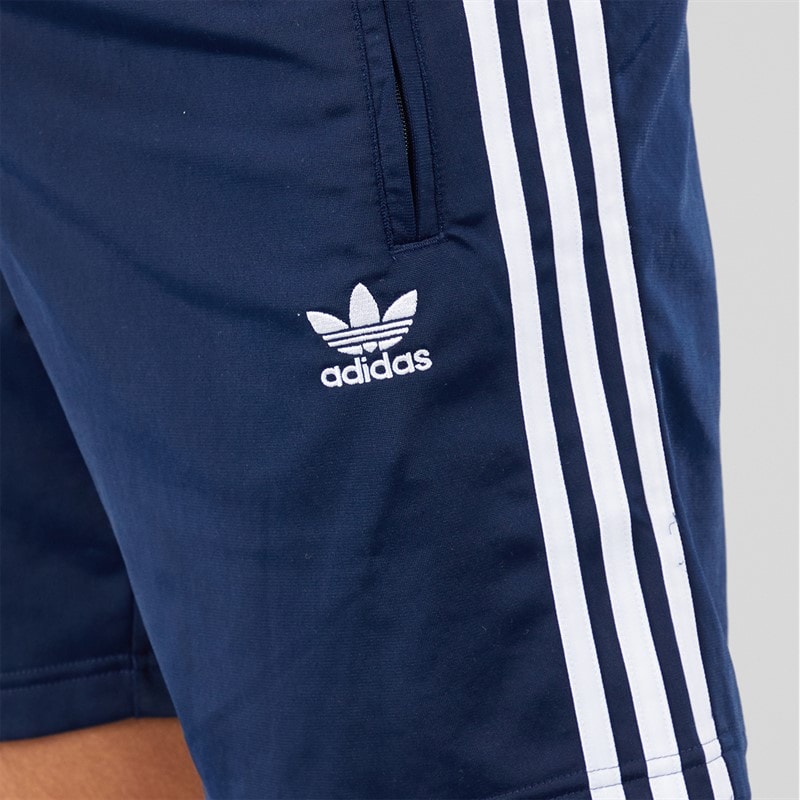 adidas Originals Mens Adicolor Trefoil Firebird Shorts Night Indigo/White - Image 5