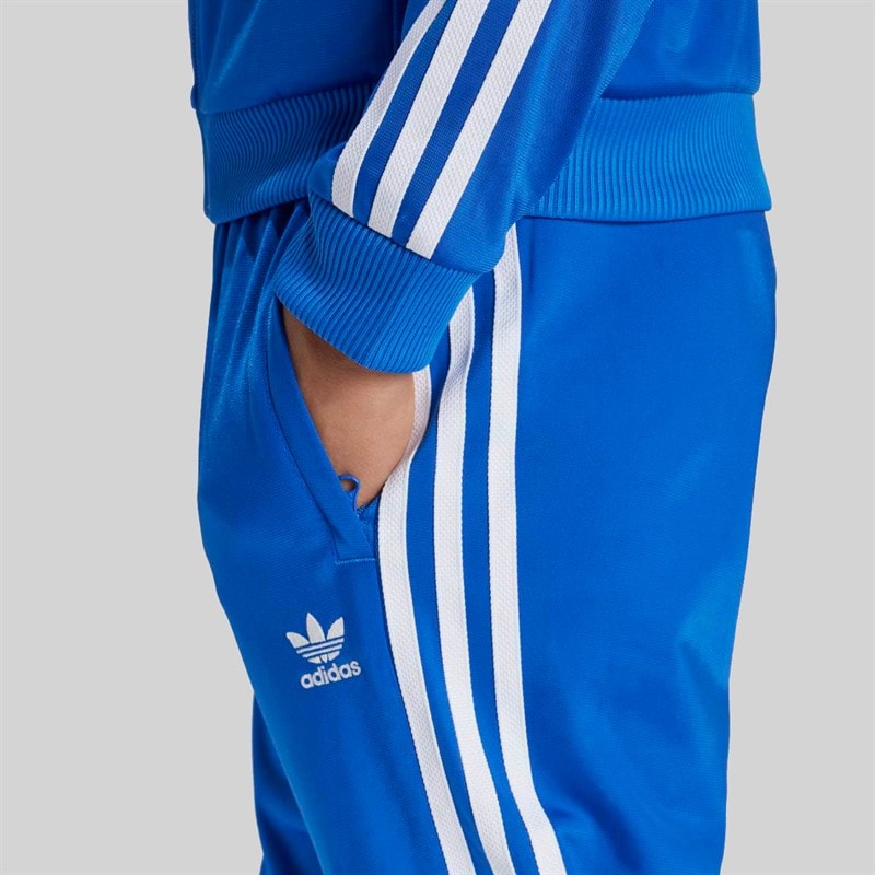 adidas Originals Junior Boys Adicolor Superstar Track Pants Blue - Image 4