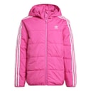 adidas Originals Junior Adicolor Trefoil Logo Padded Jacket Semi Lucid Fuchsia
